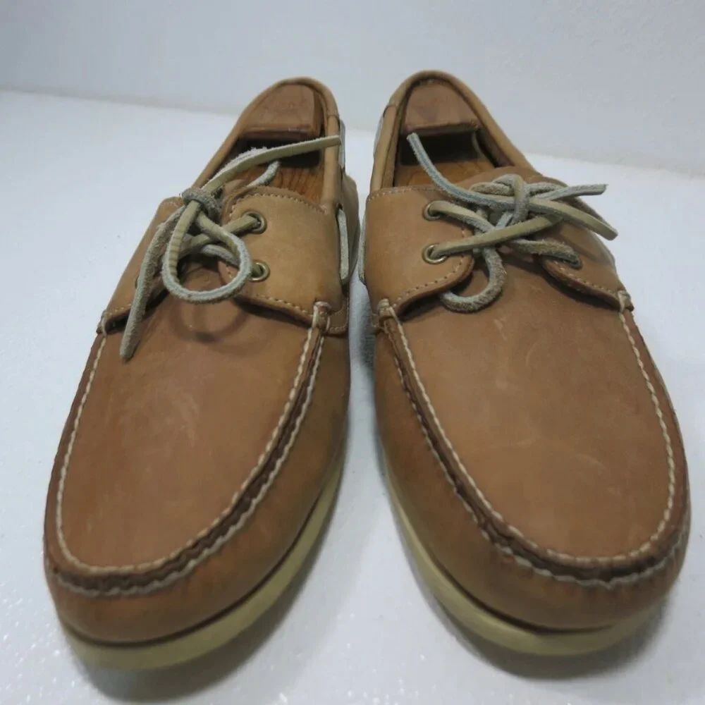 Timberland Nubuck Leather Deck Boat Shoes Men's Footwear Zapatos Kutsu 13 M